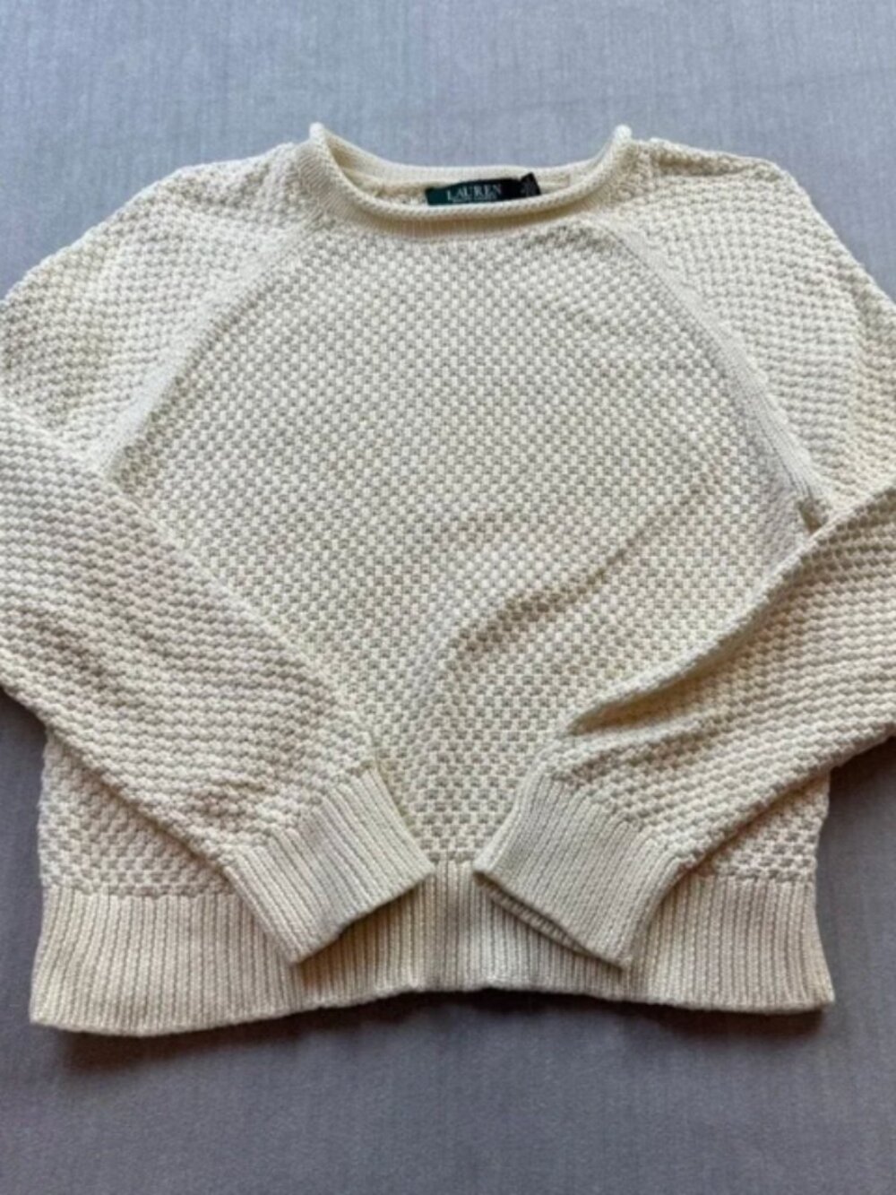 Ralph Lauren Ivory Rollneck Sweater Women's Medium (M)